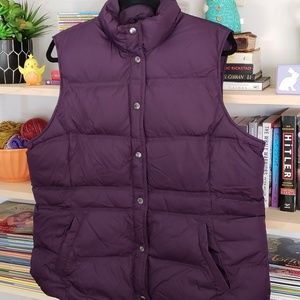 Lands End down vest